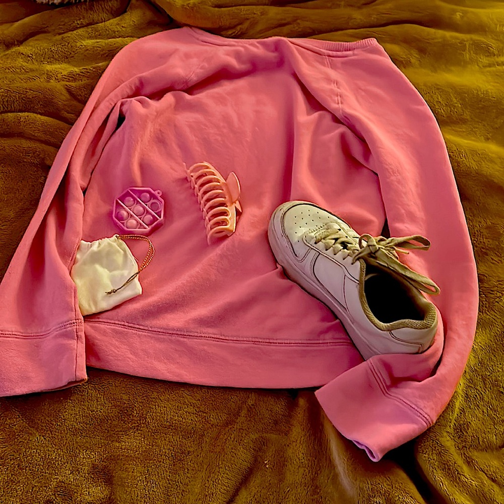 Pink peach shirt